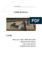 LX R6 User Manual