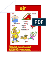 'Air' Phonics Poster PDF