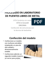 Procesado en Laboratorio de Puentes Libres de Metal