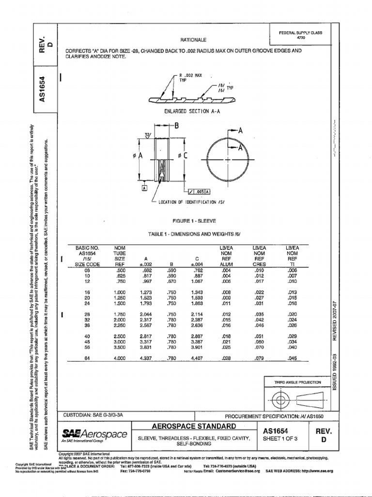 Sae As1654d | PDF