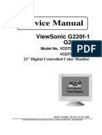 Viewsonic G220f - Service Manual