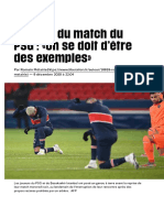 Reprise du match du PSG : «On se doit d’être des exemples» - Libération.pdf