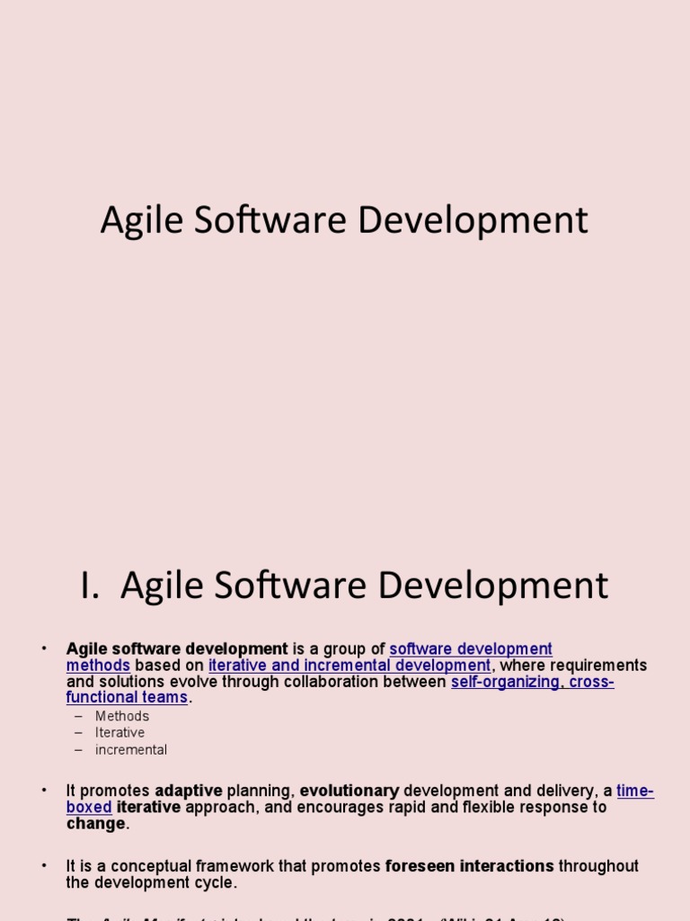 Agile Development for Software Teams | PDF | Agile Software Development ...