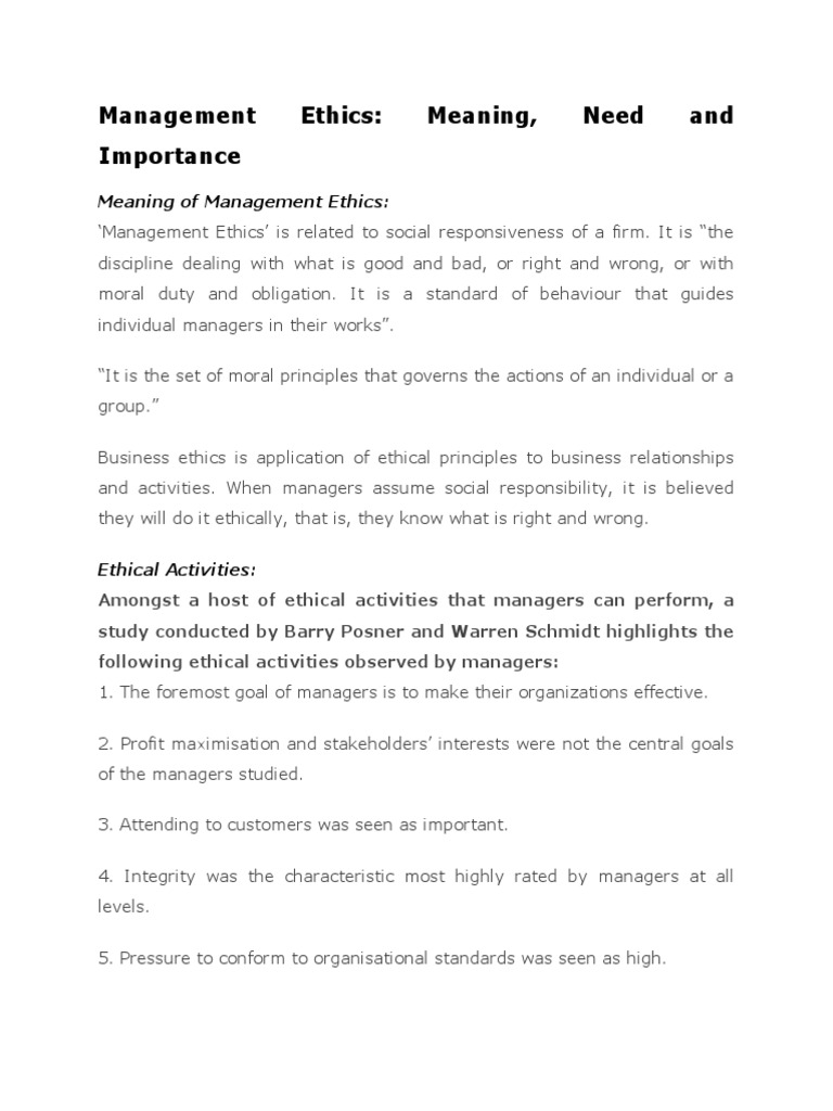 Understanding Managerial Ethics | PDF | Business Ethics | Value (Ethics)