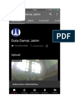 Screenshoot Bukti Follow IG Dan Youtube