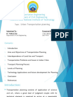 Urban Transport Planning 202111513ppt