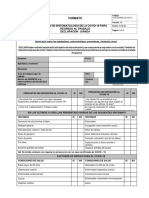 Ficha de Sintomatología de La Covid-19 para Regreso Al Trabajo