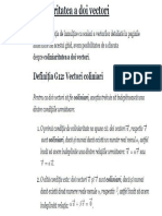 Coliniaritatea Vectorilor PDF