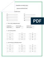Recapitulare Clasa I PDF