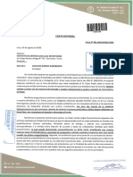 Carta Notarial de Military &Outdoord Products