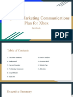 Integrated Marketing Communications Plan For Xbox