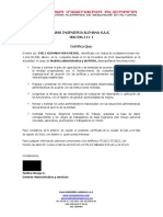 Certificado Laboral Con Funciones