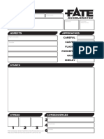 Fate Accelerated Character Sheet 1