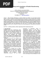 Software Engineering Used in Simulation of Flexible Manufacturing Systems