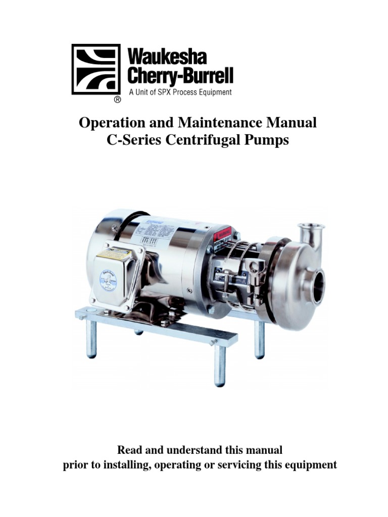 C-Series Centrifugal Pumps Manual | PDF | Corrosion | Pump