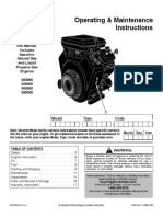 Operating & Maintenance Instructions