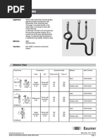 Siphon Tubes: Selection Chart