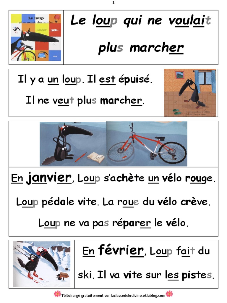 Le Loup Qui Ne Voulait Plus Marcher Pdf