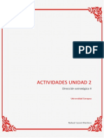 Actividades 2 Dirección Estrategica