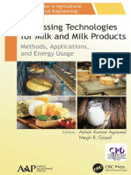 (Innovations in Agricultural & Biological Engineering) Agrawal, Ashok K._ Goyal, Megh Raj - Processing Technologies for Milk and Milk Products_ Methods, Applications, and Energy Usage-Apple Academic P