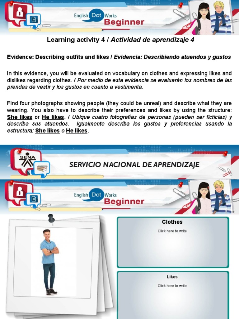 Learning Activity 4 / Actividad de Aprendizaje 4 | PDF