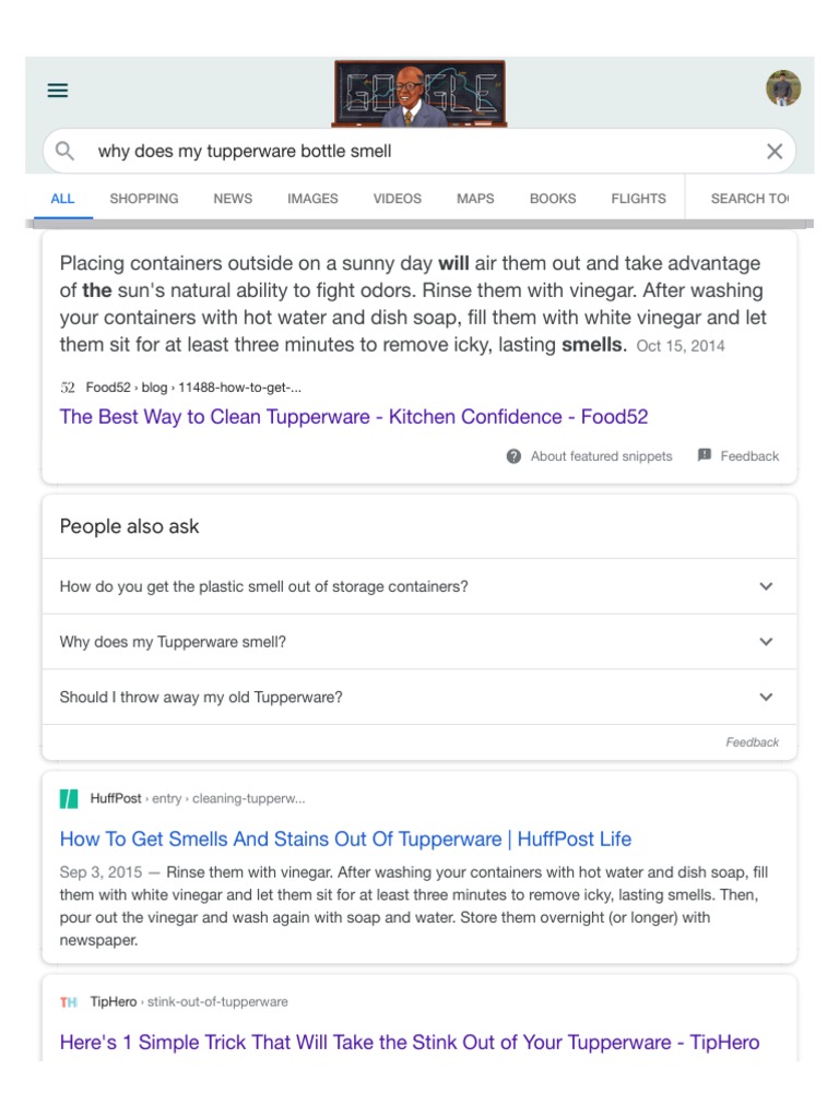 Why Does My Tupperware Bottle Smell Google Sear Download Free PDF