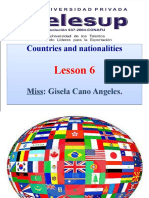 Countries and Nationalities Lesson