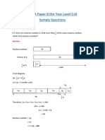 DOKA Paper R (For Year Level 5-6) Sample Questions: (Part A - Basic Reasoning)