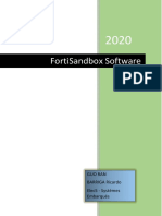 Fortisandbox Software: Guo Ran Barriga Ricardo Elec5 - Systèmes Embarqués