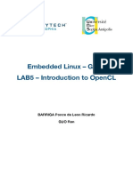Embedded Linux - Gse5 Lab5 - Introduction To Opencl: Barriga Ponce de Leon Ricardo Guo Ran