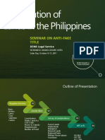 Classification of Lands in The Philippines: Seminar On Anti-Fake Title