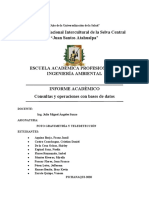 Informe Oficial de Base de Datos