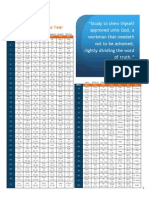 Advance Church: Bible Reading Schedule 2011