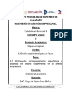 Mapa Conceptual - Introducción, Conceptualización, Importancia y Alcances Del Diseño Experimental en El Ámbito Empresarial.