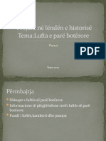 Projekt Në Lëndën e Historisë