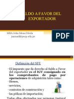 Saldo A Favor Del Exportador PDF