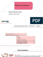 Past Simple Vs Past Continuous.: Nillireth Presutti Halub