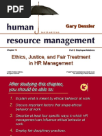 Ethics, Justice, and Fair Treatment in HR Management