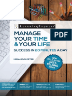 Manage Your Time & Your Life - LearningExpress