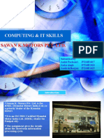 Computing & It Skills: Sawan K.Motors Pvt. LTD