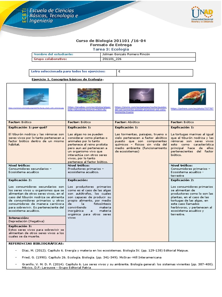 Tarea 4 Ecología | PDF | Ecología | Ecosistema