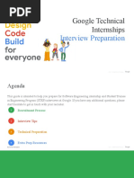 Preparing For Google Technical Internship Interviews
