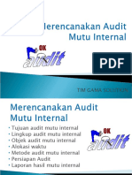 6 Merencanakan Audit Mutu Internal