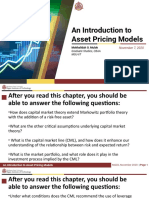 Introduction Asset Pricing Models