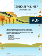 FABRIKASI POLIMER (Blow Molding)