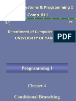 Computer Systems & Programming I