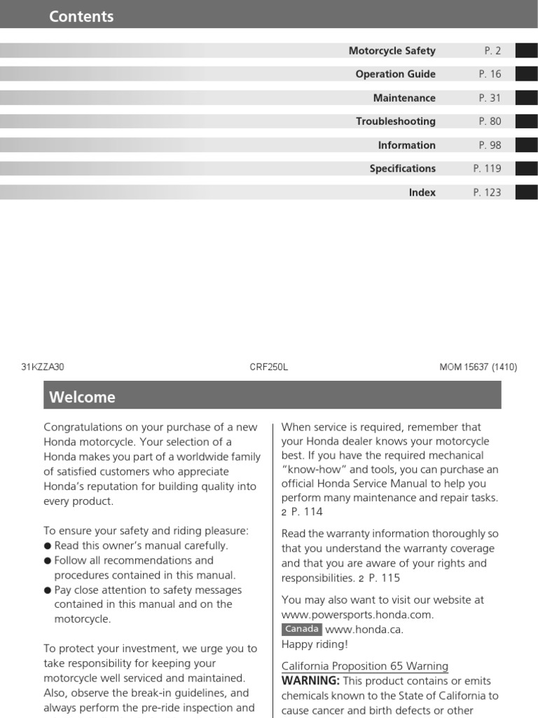 2024 HONDA CRF250F SERVICE MANUAL PDF FREE DOWNLOAD visual data 7