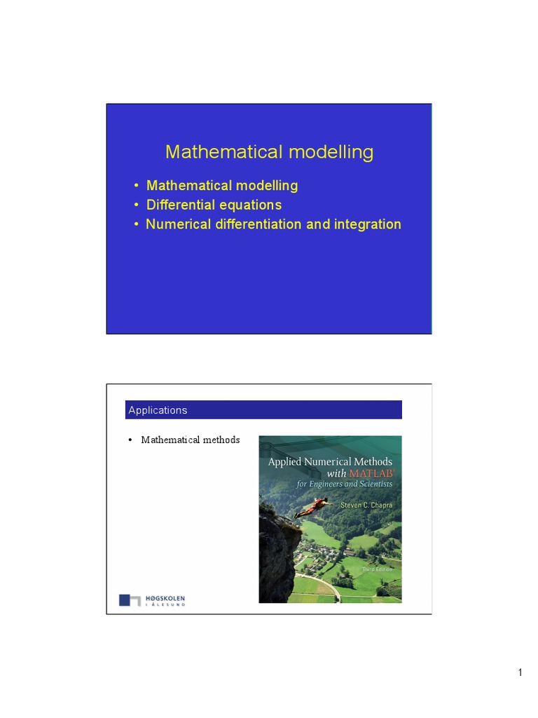Mathematical Modeling for Engineers | PDF | Derivative | Equations