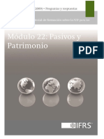 Módulo 22: Pasivos y Patrimonio: Fundación IFRS: Material de Formación Sobre La