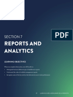 Reports and Analytics: Section 7